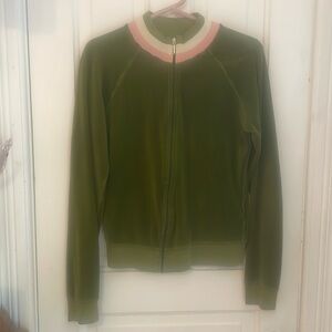 Vintage Y2k Juicy Couture velour zip up size L